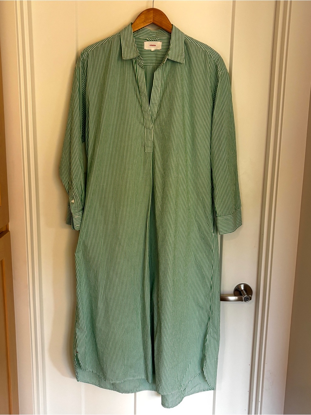 XIRENA Classic Stripe Tunic Beach Cover-Up Medium - Picture 9 of 10